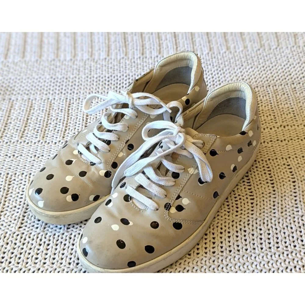 WANT Les Essentiels Lennon Dot Sneakers Size 40/9.5 US Leather shoes lace up
